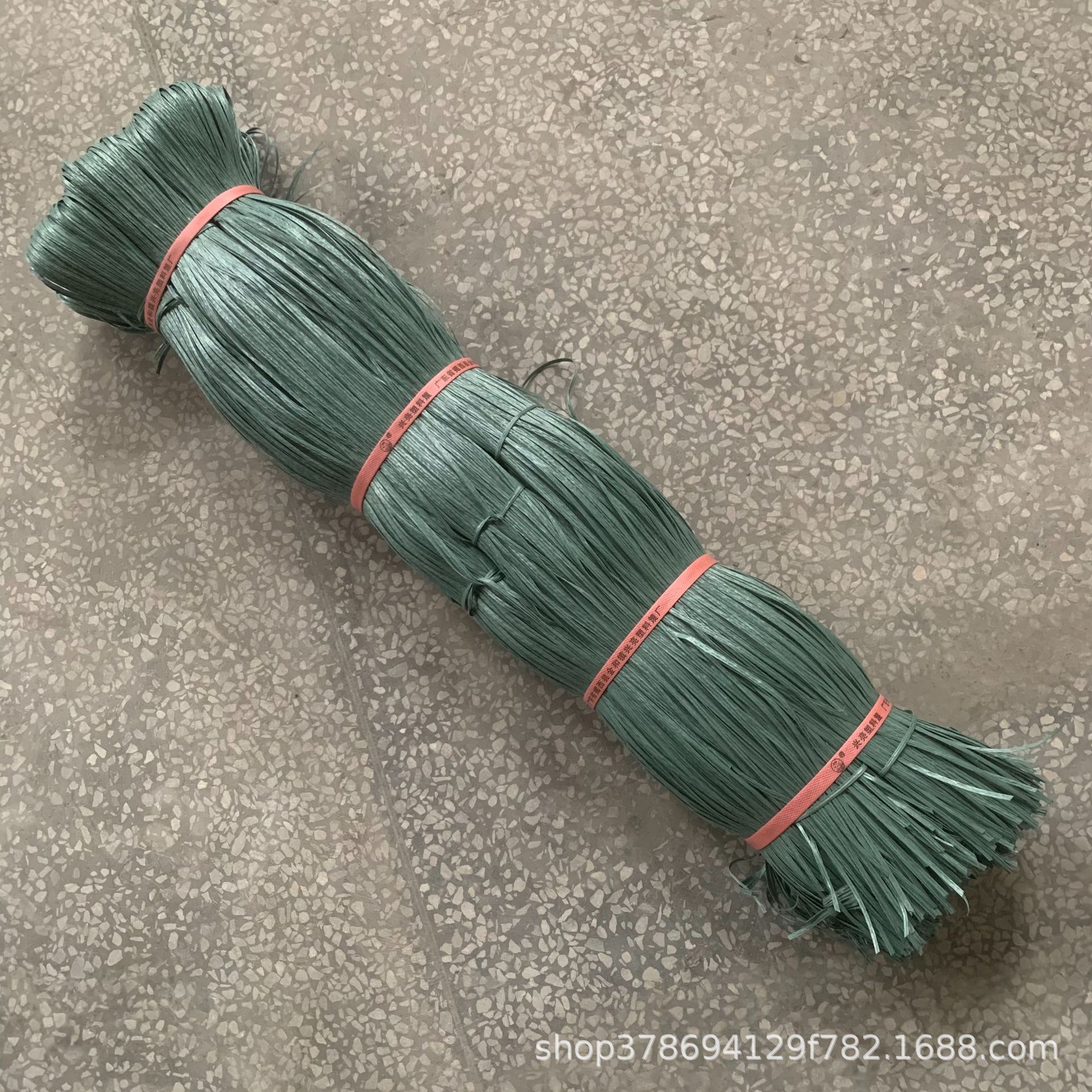 Bambú plástico 4mm Material accesorios ratán tejido plástico hecho a mano materias primas sitio de construcción cuerda vinculante cinta