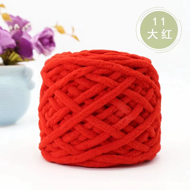 Шар пряжи шерстяной (ice yarn) — 15 м, толстая нитка, множество цветов для шарфов шапок тапочек