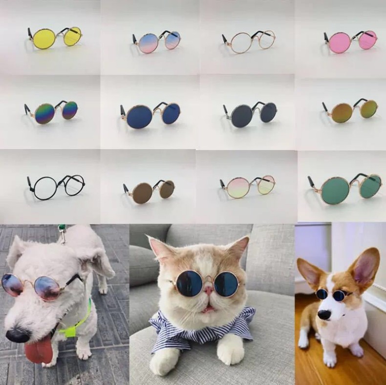 宠物眼镜猫咪墨镜宠用防紫外线眼镜潮流酷配饰防护眼镜