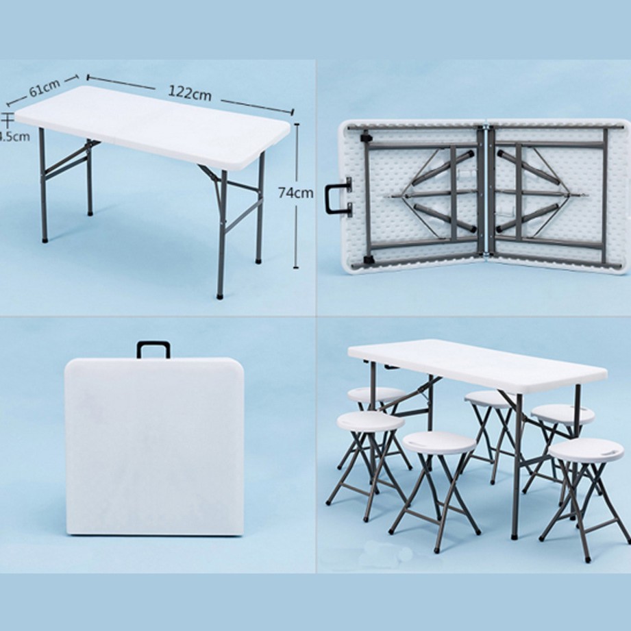 结实耐用方便携带HDPE塑料折叠台