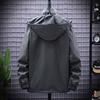 Demi-season thin waterproof windproof breathable street climbing jacket for beloved with hood