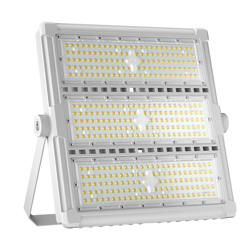Al aire libre de alta potencia módulo led luz de túnel cuadrado proyectado luz de poste alto 200w iluminación de estadio