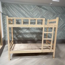 高架床实木儿童上床下桌多功能组合带衣柜员工宿舍学生成人高低床