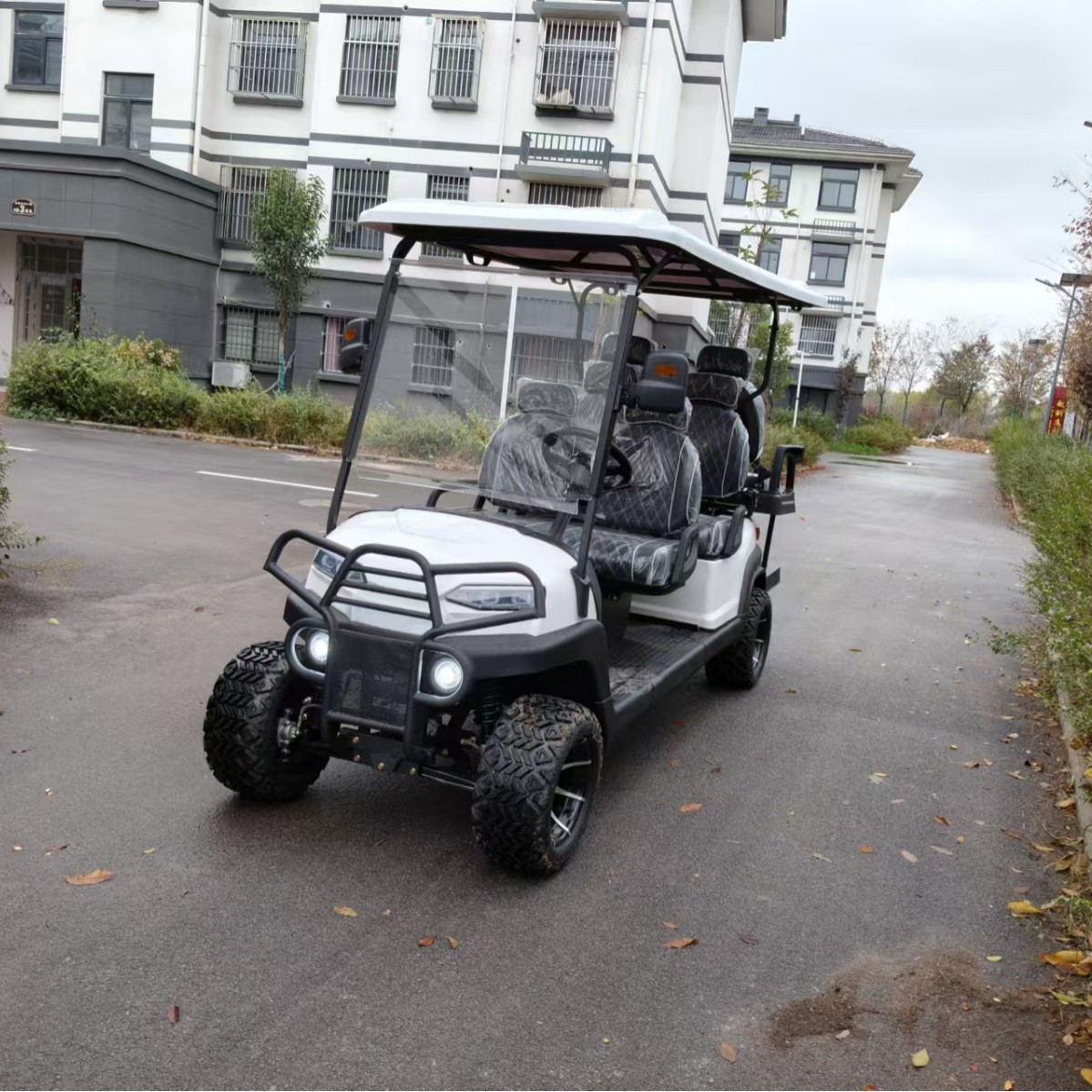 Xt Xiangtu Travel 6-Seat Golf Cart Scenic Spot Mobility Vehicle Tourist Sightseeing Vehicle Four-Wheel Electric Vehicle Family Vehicle