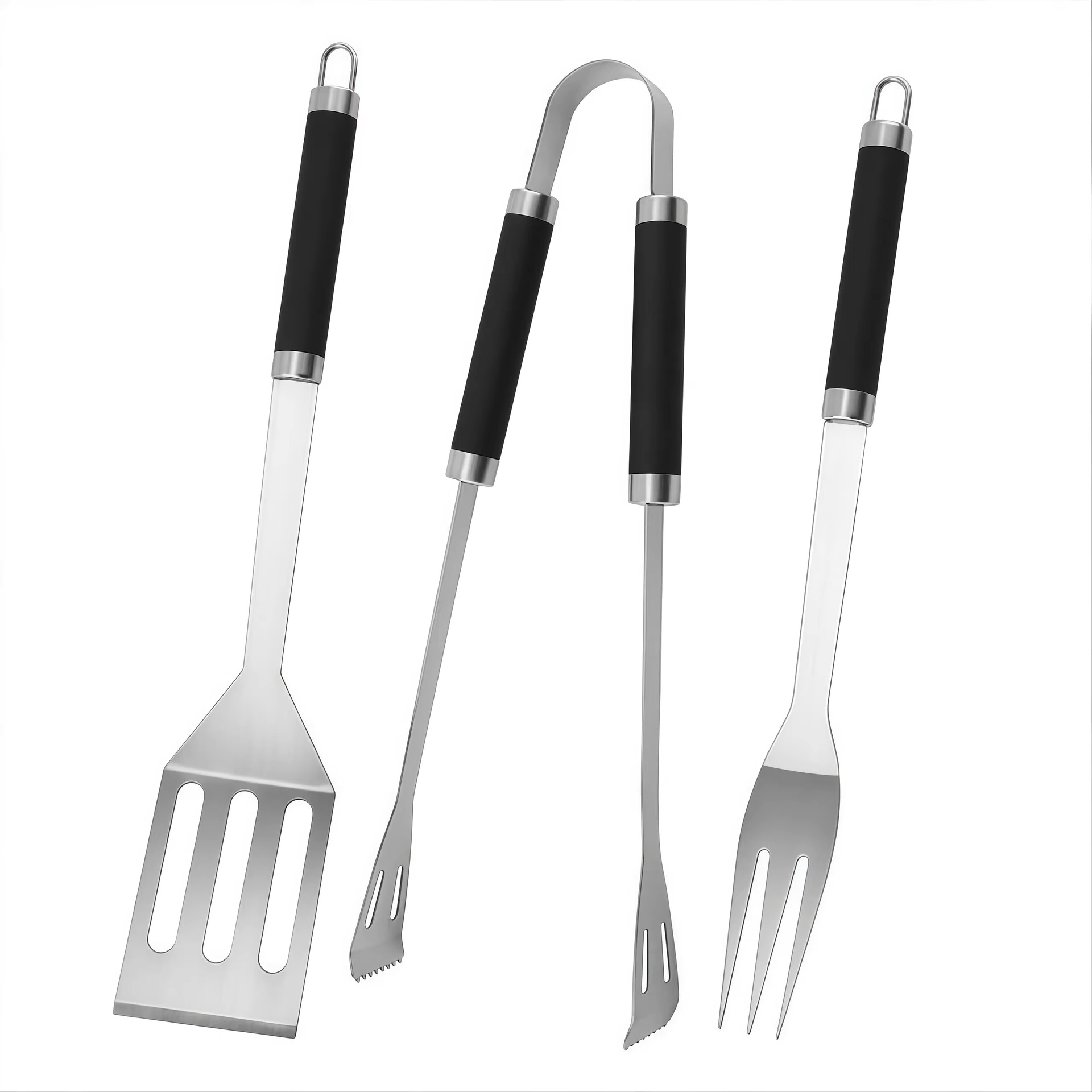 Cross-Border Hot-Selling Oxford Cloth Bag Bbq Stainless Steel Barbecue Tool Set Grill Set Barbecue Utensils Outdoor