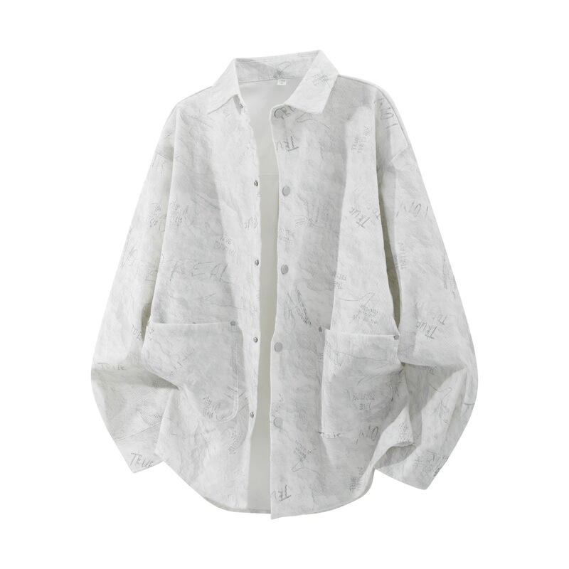 Cross-border foreign trade spring and autumn high-quality metal button long-sleeve shirt for men, fashionable patch pocket shirt jacket, men's wholesale Cross-border foreign trade spring and autumn high-quality metal button long-sleeve shirt for men, fashionable patch pocket shirt jacket, men's wholesale
