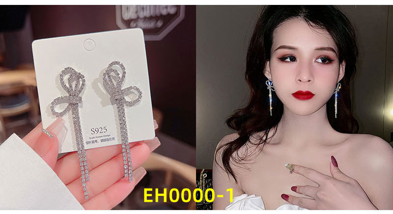 13g Weight 925 Sterling Silver Ear Needle Material Rhinestones, Pearl Inlay Material Drop Earrings Classification 1 Pair Quantity Holiday, Daily Occasion Alloy Material Geometric, Bow Knot Pattern Women's Gender Tassel, Plating, Inlay Design Basic Style 1 Pair Basic Geometric Bow Knot Tassel Plating Inlay Alloy Rhinestones Pearl Drop Earrings 12