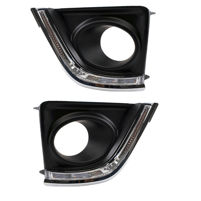 Aplicable a Toyota 14 / 15 / 16 años Corolla LED conjunto de lámpara de niebla renovado LED luz diurna luz de barra delantera