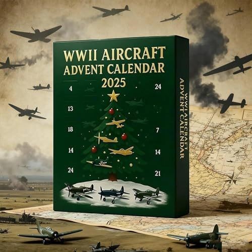 跨境新品WWII Aviation Warbirds Aircraft 2025 Advent Calendar|undefined