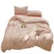 New Cotton Double-layer Yarn Four-piece Set Student Dormitory Cotton Three-piece Set Single Quilt Cover Bed Sheet Bed Linen
