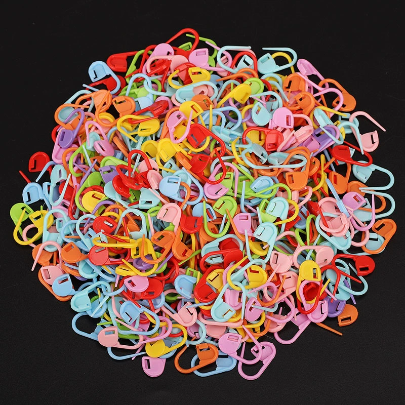 1000 шт/пакет DIY шерстяная вязаная маркировка инструмент пластиковая маленькая пряжка пластиковая маркировка C