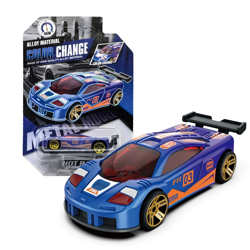 Changyang алюминиевая модель машины 1:64 - гоночная игрушка для мальчиков с термометром, металлический набор
