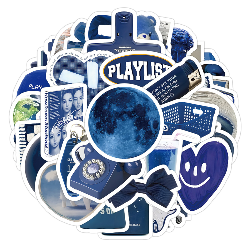 60 hojas de pegatinas de estilo retro, pegatinas de sellado de sobres de material de cuentas manuales frescas, pegatinas impermeables de venta caliente transfronteriza