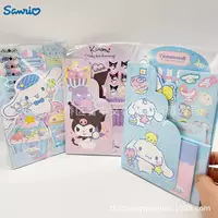 Японский KAMIO Sanrio Big Ear Dog Kulomi лимитированный стиль, конверты нестандартной формы и набор наклеек-постеров