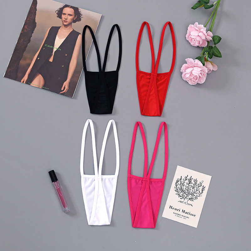 Thongs are passionate and pure style European and American sexy and hot one thread hollow thin belt foreign trade new style
