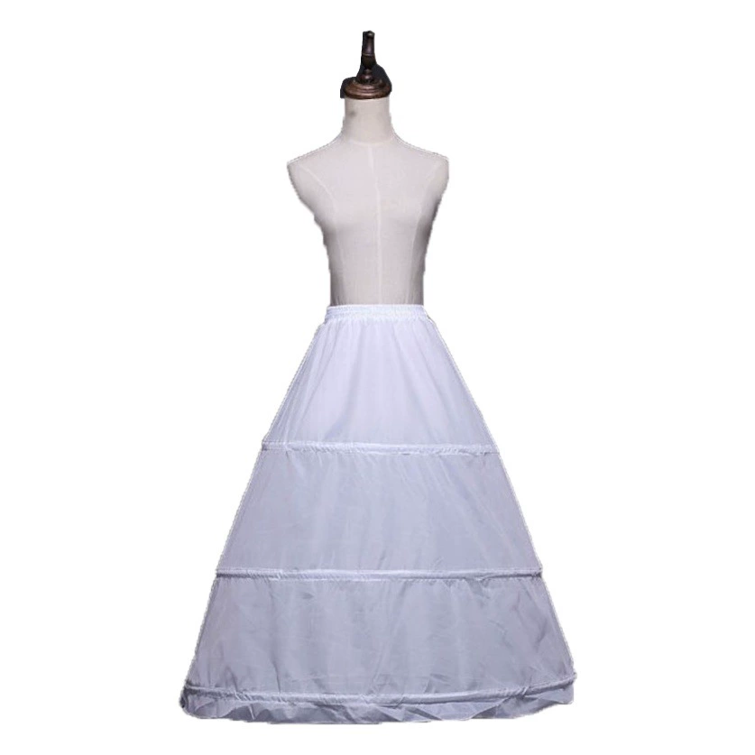 Фабрика прямые поставки оптом три стальных кольца слой ткани эластичный пояс липучки Tether юбка свадебное платье лайнер юбка