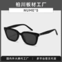 近视新款防紫外线方形墨镜