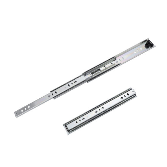 51 wide RV with self-locking heavy drawer slide rail bearing rail three-section buffer damping slide industrial track