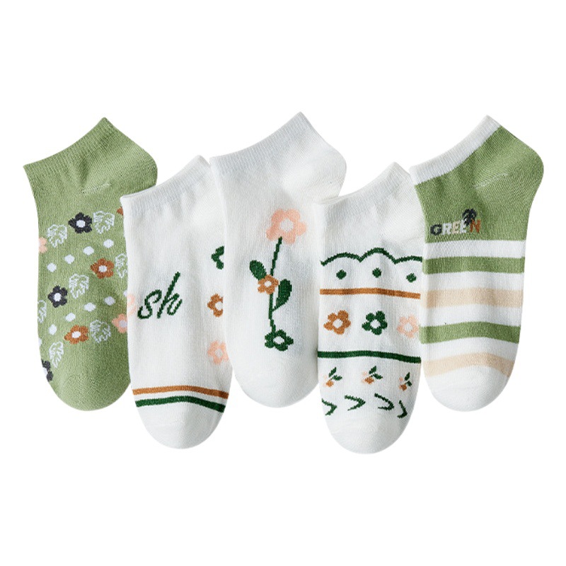 Lindo dulce ins calcetines de las niñas de primavera y verano de corte bajo invisible bajo-top tobillo Calcetines de las mujeres suministro de moda fábrica al por mayor