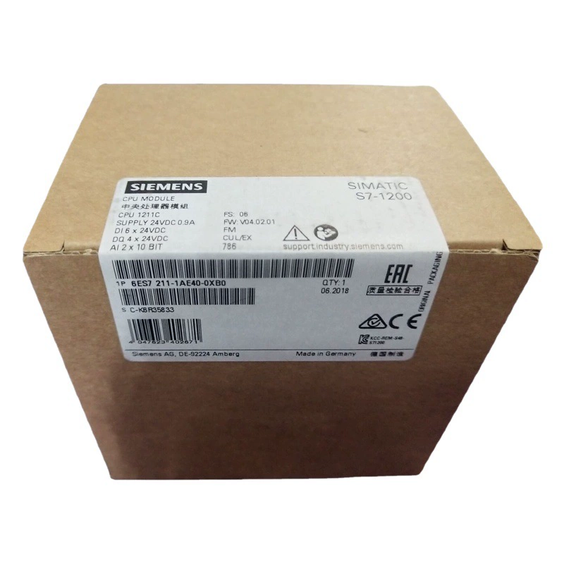 6ES7211-1BE40-0XB0/7212/1AE40/1HE40/S7-1200 Реле процессора 1211C