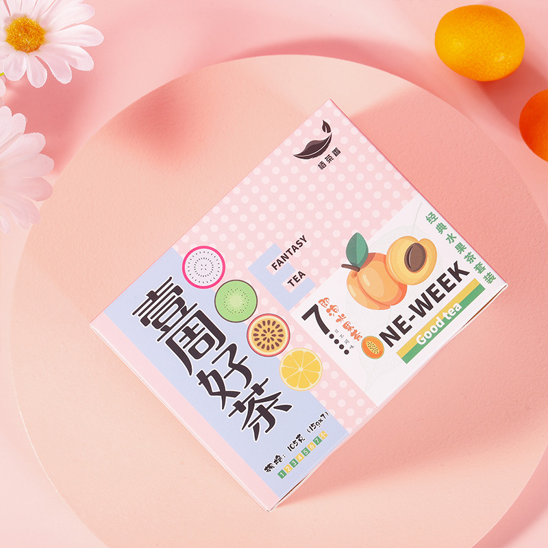 One-Week Good Tea Fruit Slices Classic Tea Bag Bubble Tea Famous Tea Combination Type Flower Tea Box-Fruit Tea