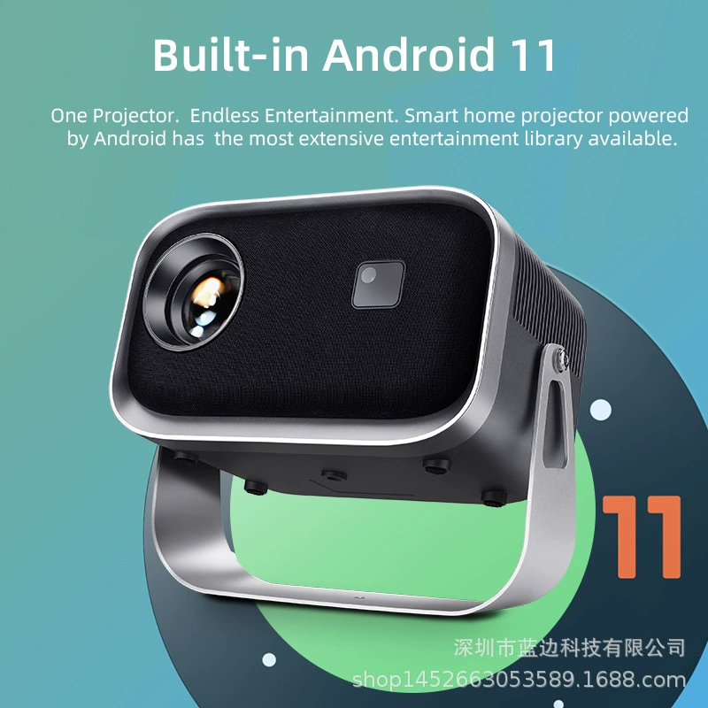 AUN Трансграничные взрывные модели за рубежом горячие продажи A003 Android проектор светодиодный домашний проектор WIFI умный проектор