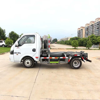 东风4方勾臂式垃圾车 小区景区乡村生活垃圾清运 可一车带多箱