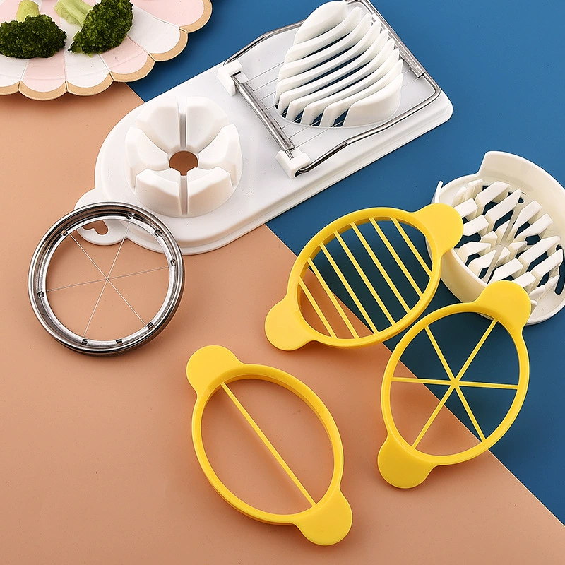 Multifunctional egg cutter three-in-one cutter household preserved egg splitter sliced preserved egg slicer