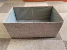 棉麻好品质布艺整理防尘收纳盒可折叠带提手儿童玩具收纳箱储物箱