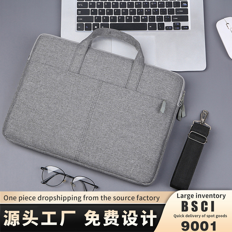 Laptop Handbag Suitable for Apple Dell Satchel Hp Huawei Pro13.3Air Shoulder Bag