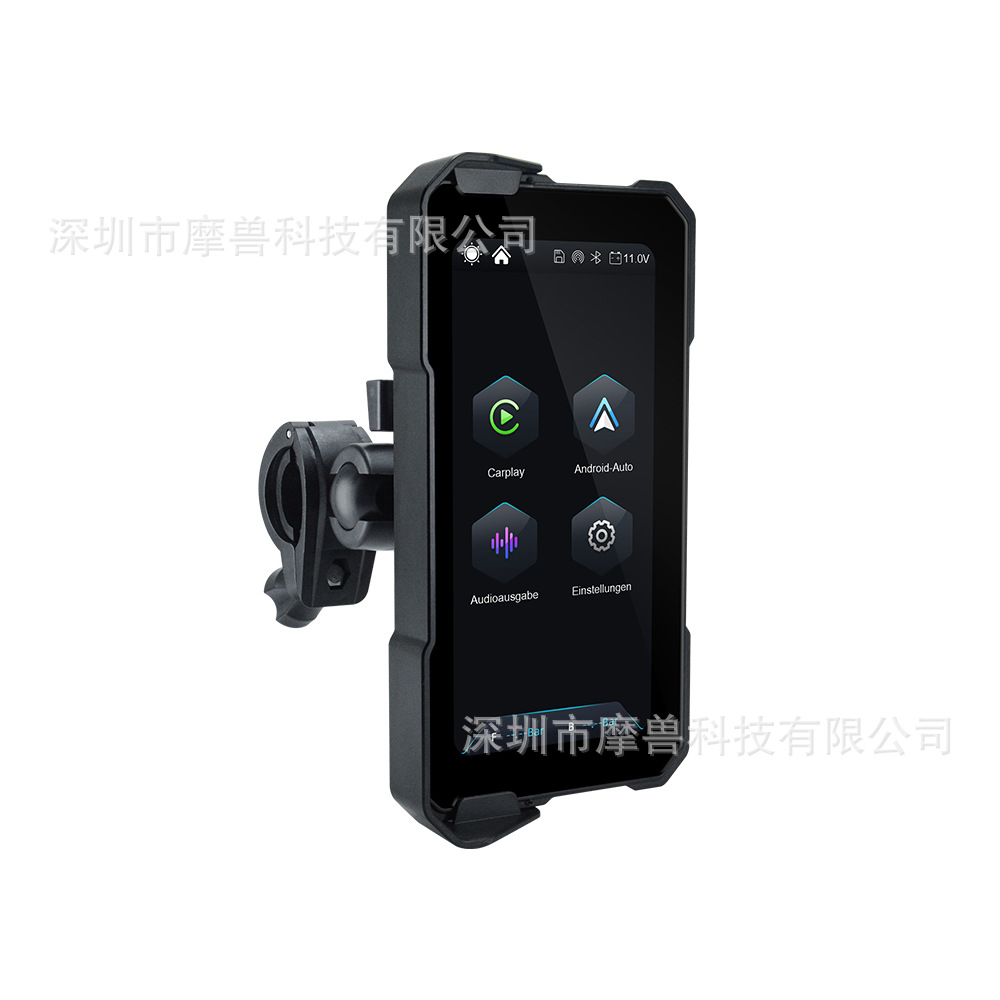 6.25inch Quick-Release Motorcycle Navigation Portable Wireless Carplay/Auto Waterproof Outdoor Riding
