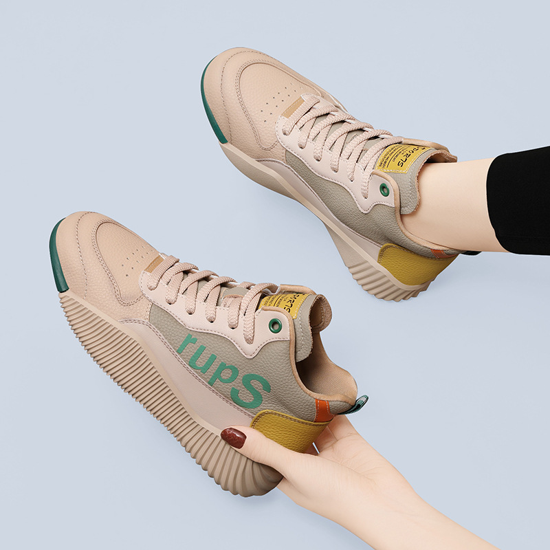 Women's High-top Sports Shoes 2026 Spring And Autumn New Style Flat Soft-soled Fashion Casual Mesh Shoes Lightweight Travel Shoes_vogvips.com
