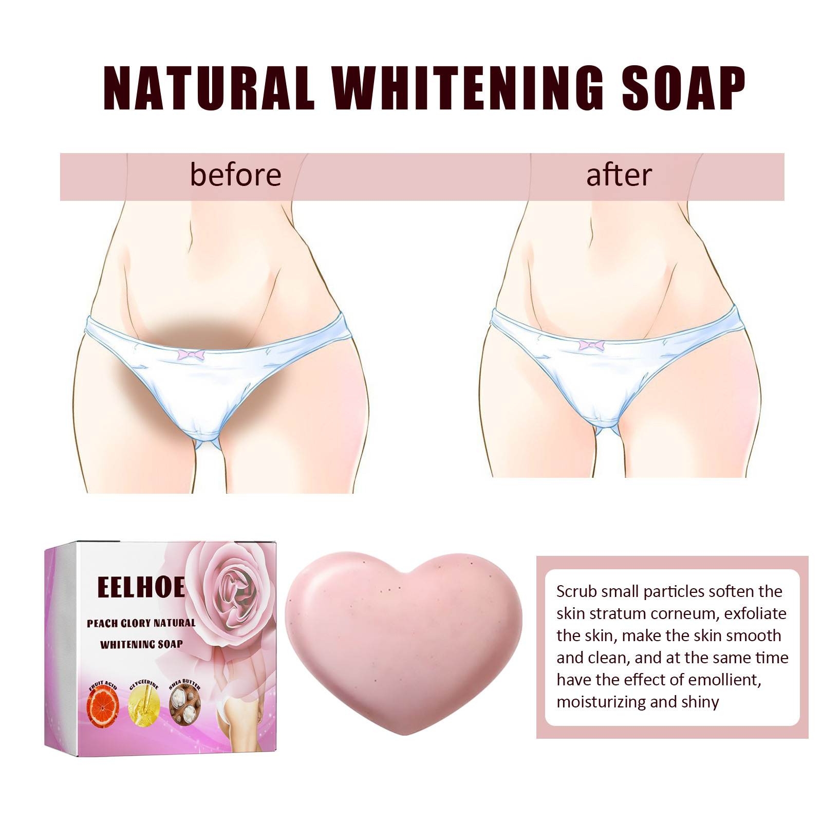 Sapone da bagno, bellissimo sapone profumato, sapone per rimuovere ed ammorbidire l'acne sulla pelle, idratante e premuroso per la pelle, Br_voghion.com