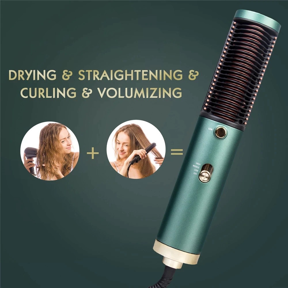Care New Home Blowing Hair Curl Styling Stick Set Tubo Pettine ad aria calda_voghion.com