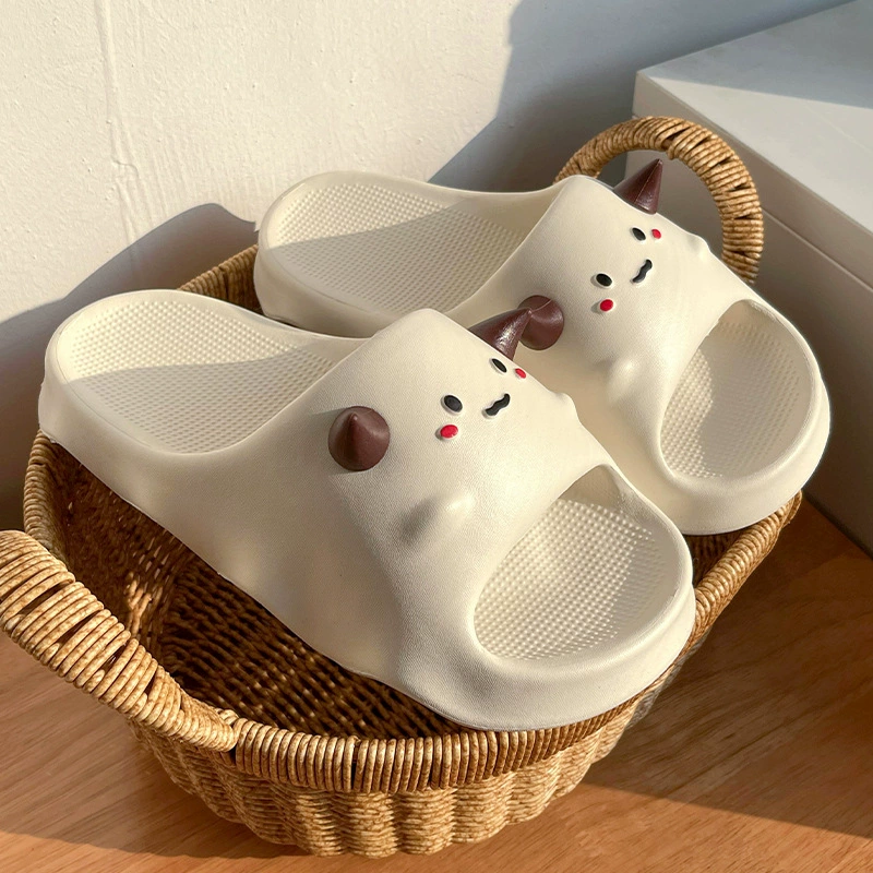 2025 новый толстое дно дерьмо милые тапочки женские носить EVA нескользящие и вонючие домашние общежития