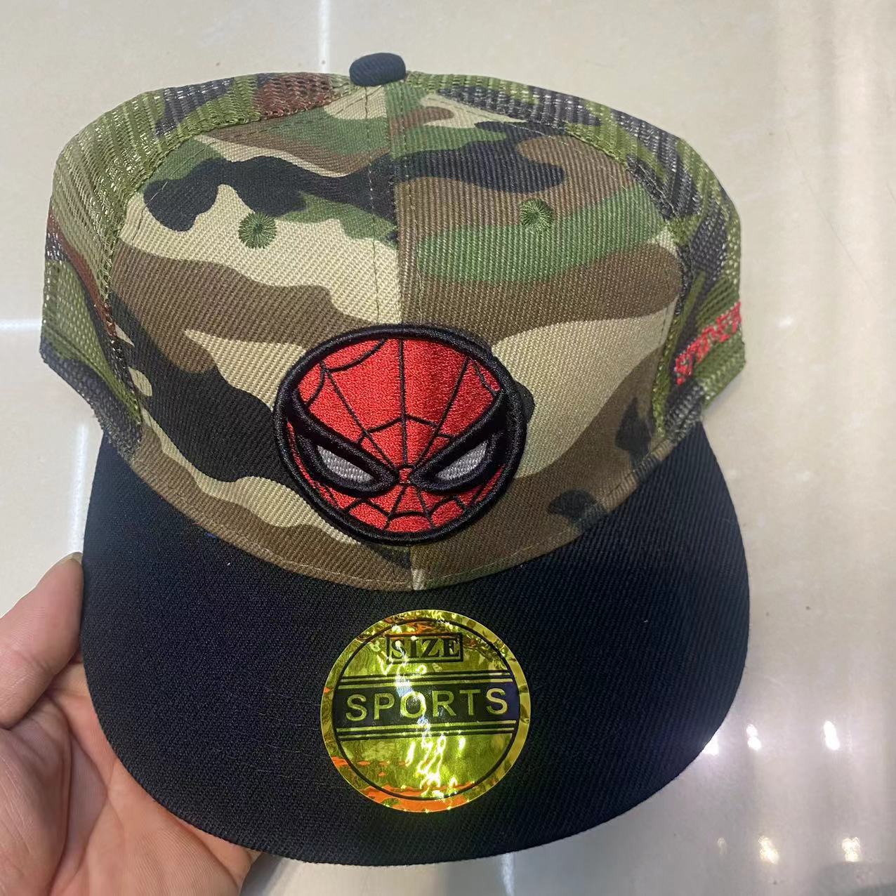 Spiderman web camouflage / 50-54cm, adjustable