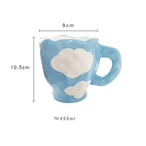 White cloud cup
