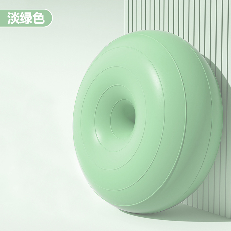 Pelota de yoga de pilates donut bola de manzana engrosada a prueba de explosiones ejercicio fitness recuperación posparto equilibrio estable hemisferio