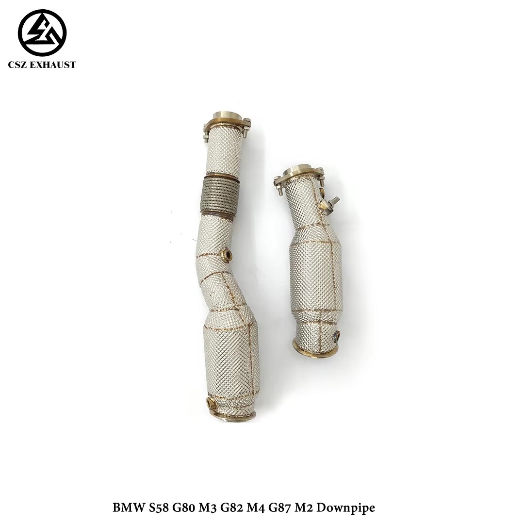 Suitable for BMW S58 M3 G80/M4 G82/M2 G87 3.0T catalytic converter downpipe exhaust