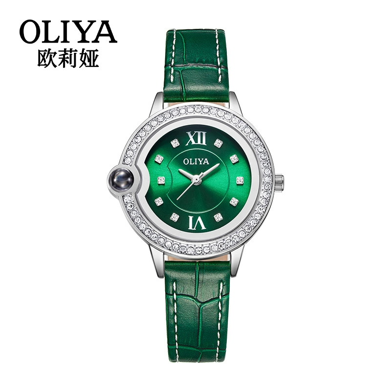 Лаконичные/легкая роскошь OLIYA универсальная популярная модель от блогеров для прямых эфиров на Douyin/Kuaishou, женские часы с ремешком, модель