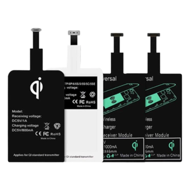 Оптовая продажа от производителя: наклейка-приемник беспроводной зарядки, совместимая с Apple и Android, универсальный патч для беспроводной зарядки мобильных телефонов.