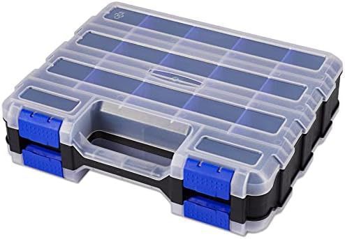 透明プラスチックボックスネジ収納ボックス金物分類ボックスツールボックス部品ボックス電子部品ボックス分格蓋付き|undefined