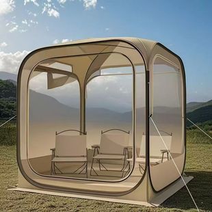 Cross-border PVC transparent tent outdoor camping 360-degree panoramic viewing tent large space portable fast bubble