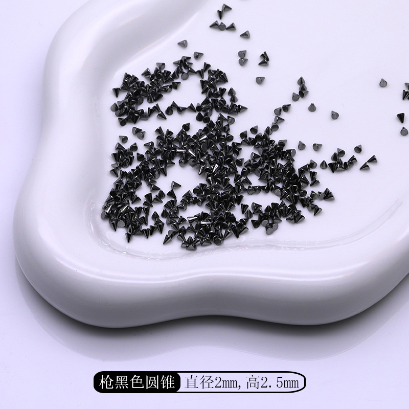 D19-6 # 건 블랙 2mm 1개