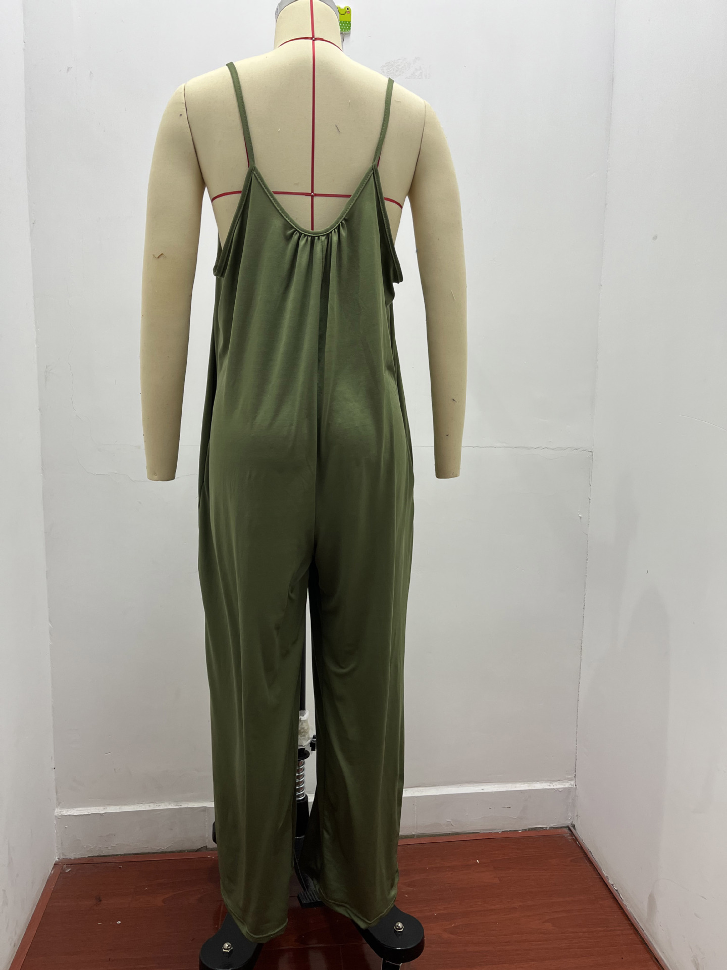 280g Weight Sleeveless Sleeve Length Full Length Pants Length Cotton Blend, Polyester Fabric Type Mid Waist Waist Line Jumpsuits Pants Type Bodysuits Tops Type Holiday, Daily Occasion Loose Fit Type Solid Color Pattern Summer, Spring Season Women's Gender Casual Style Women's Holiday Daily Bodysuits Casual Solid Color Full Length Jumpsuits 8