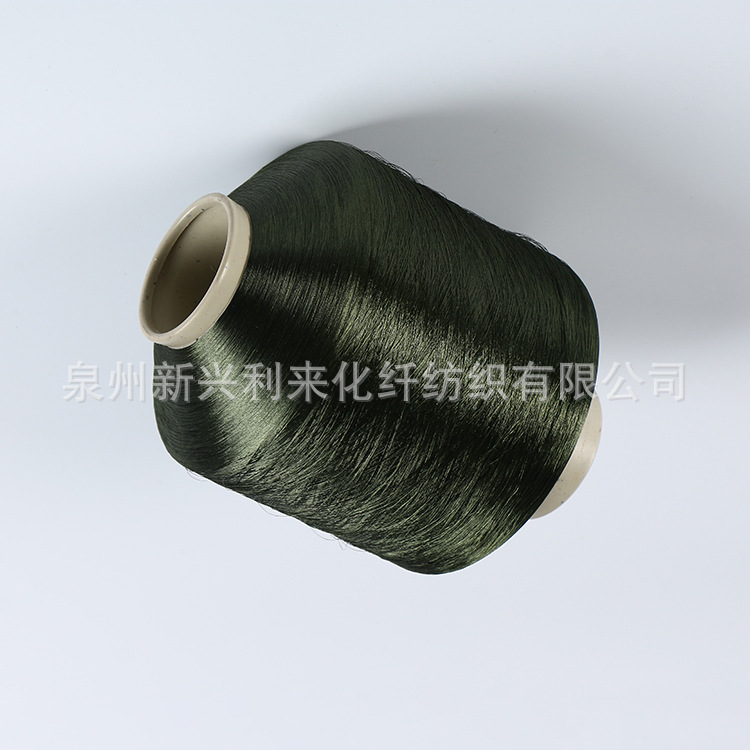 色纱涤纶低弹150DFDY加捻低弹涤纶丝织唛商标适用