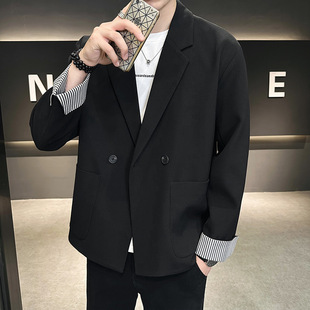 2024 Autumn Explosions Men's Handsome Casual Loose Suit Daughter-in-law Jacket 2W6060