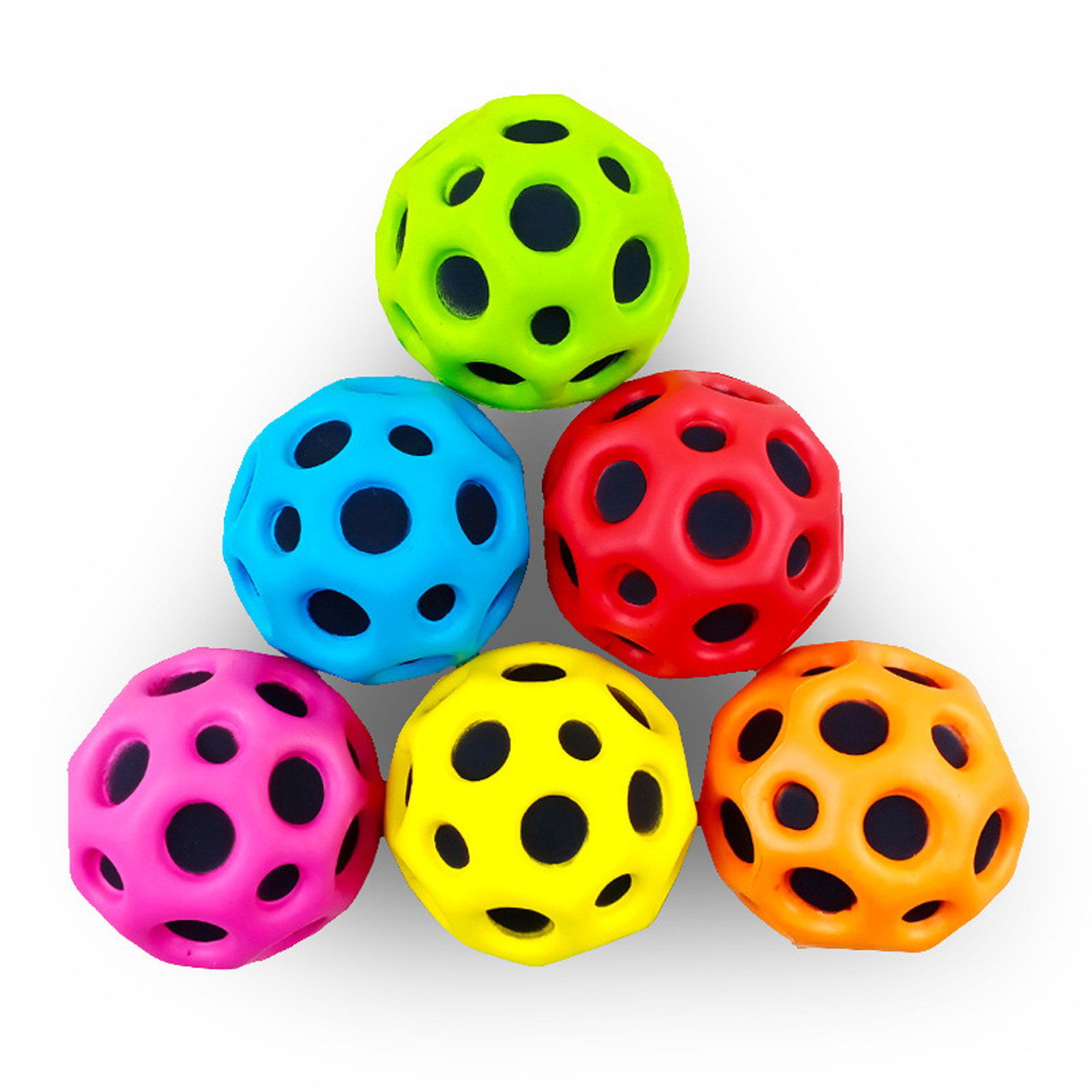 Elastic Ball Color Block Pu Leather Toys display picture 1