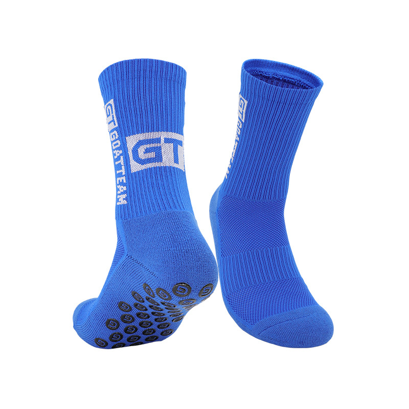 Kaymaz Tutuşlu Harf Baskılı Spor Çorapları - Erkekler ve Kadınlar İçin Nefes Alabilen Yastıklı Orta Boy Çoraplar, Futbol İçin Çabuk Kuruyan Sürtünme Önleyici Spor Çorapları_voghion.com