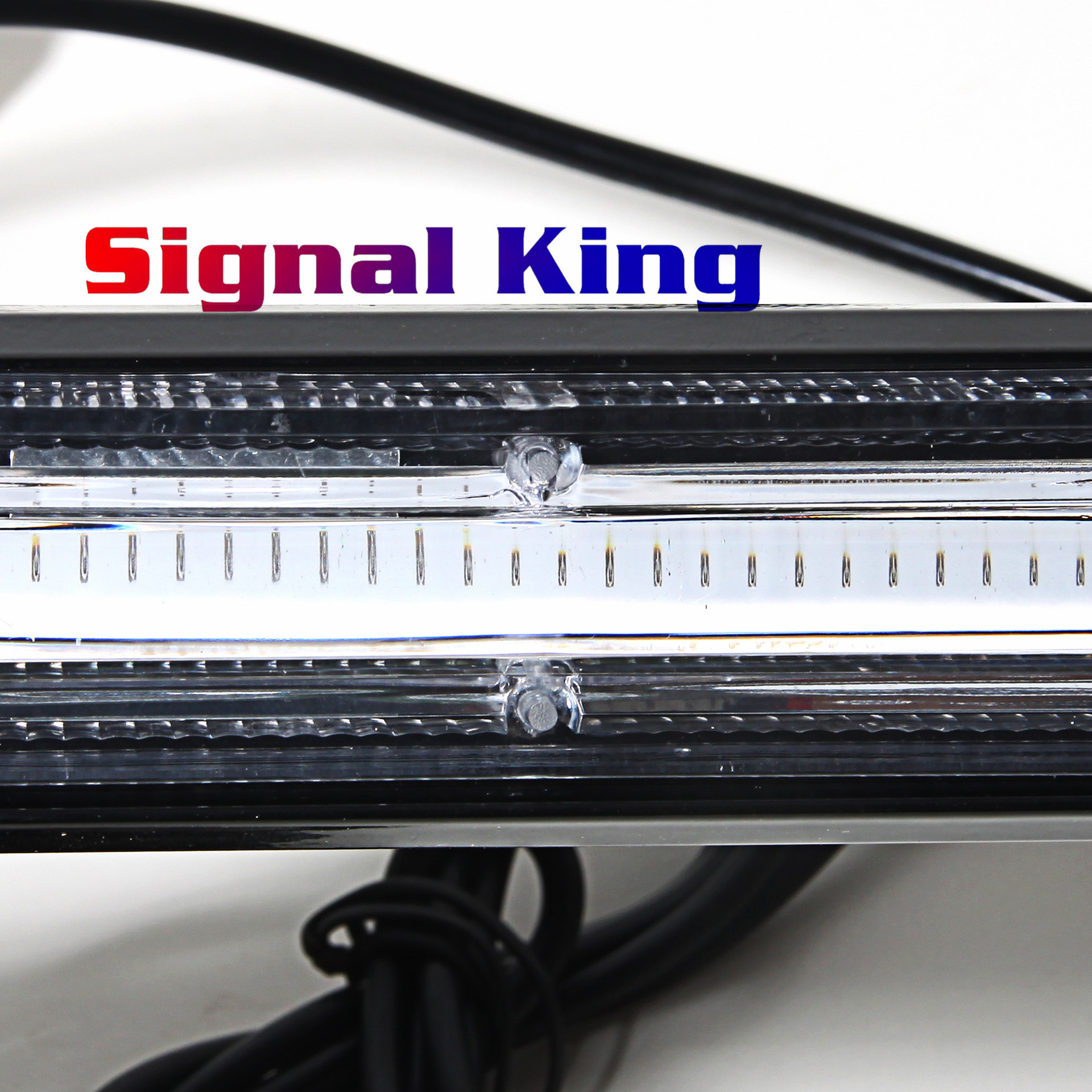 Nuevo arrastre 2cob coche mid-Net flash luz de advertencia luz estroboscópica luz de apertura 12-24V luz de flash Luz de ingeniería